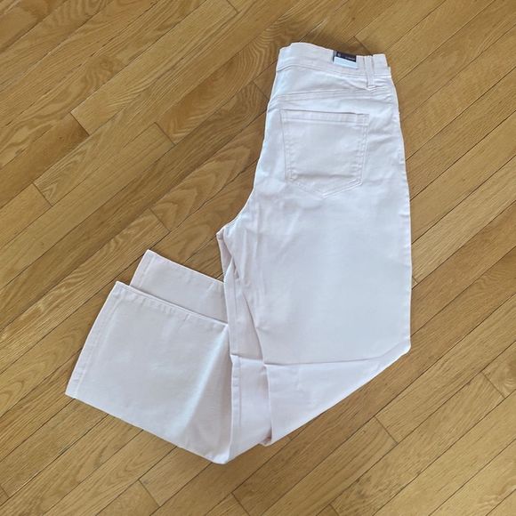 🔴 2 for $25 Gloria Vanderbilt light pink jeans size 12 Avery high rise - Picture 3 of 12